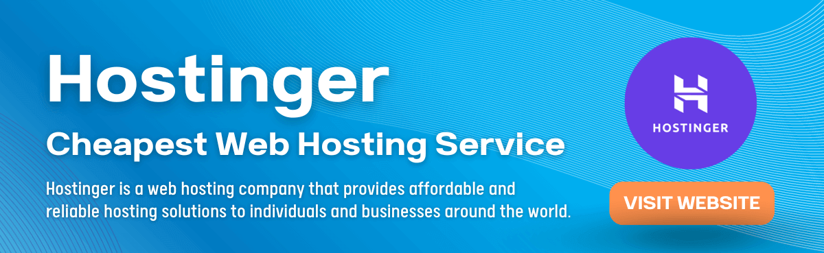 hostinger web hosting